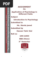 Download Application of Psychology in Different Fields by Hassan Tahir Sial SN76504604 doc pdf