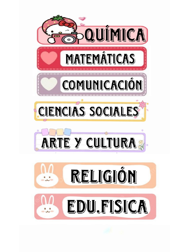 Nombres de Cursos | PDF