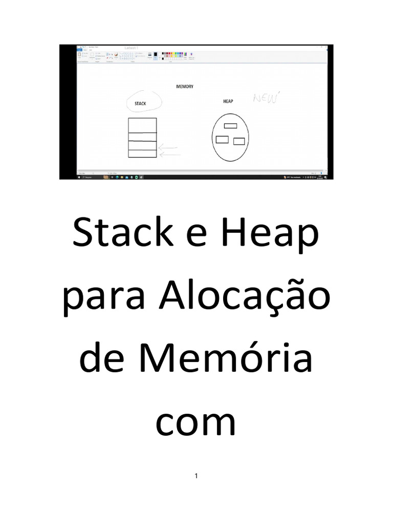 Stack e Heap para Alocação de Memória Com Linguagem C++ | PDF