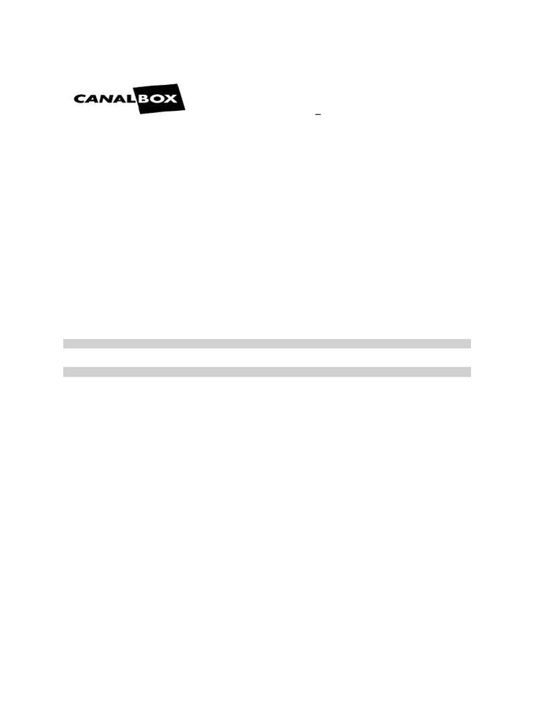 Facture Canalbox | PDF