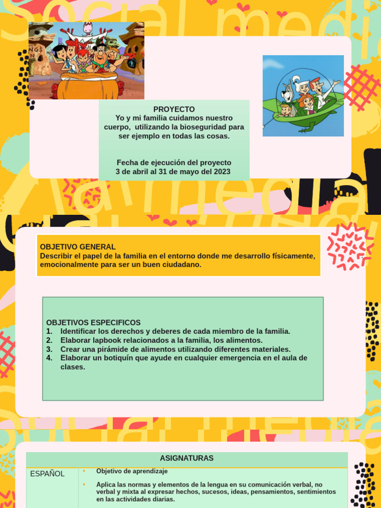 Proyecto Mi Familia 2023 | PDF | Comunicación | Estudios de idiomas ...