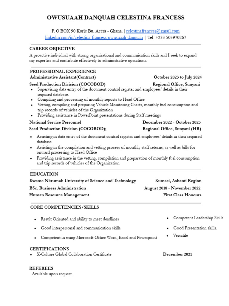 CV Francess PDF