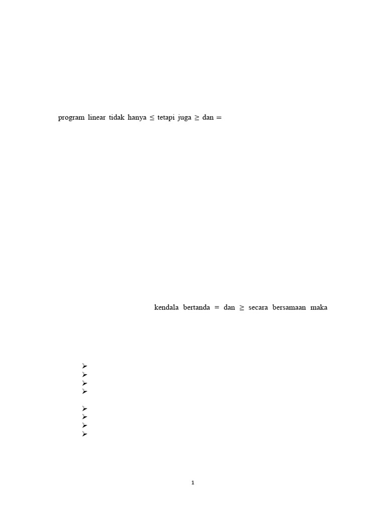 Makalah Kelompok 2 Program Linear | PDF