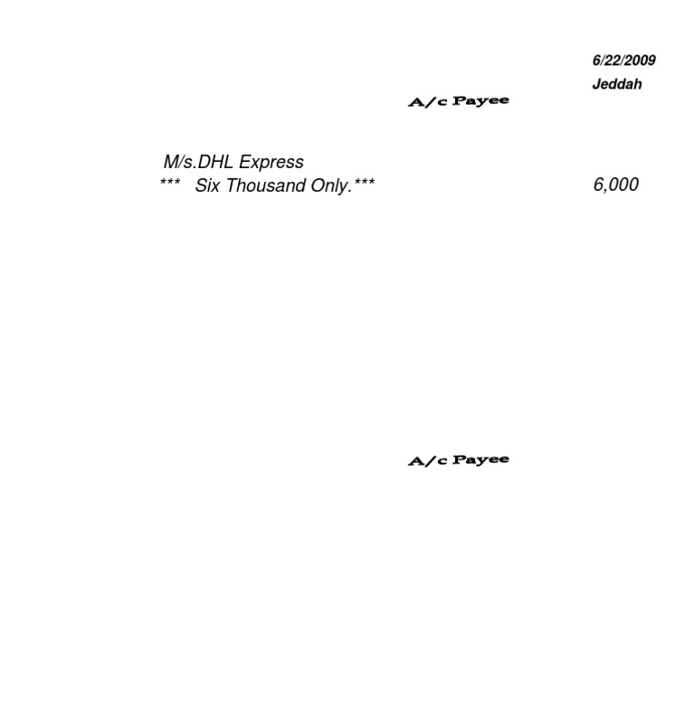 Cheque Printing | PDF