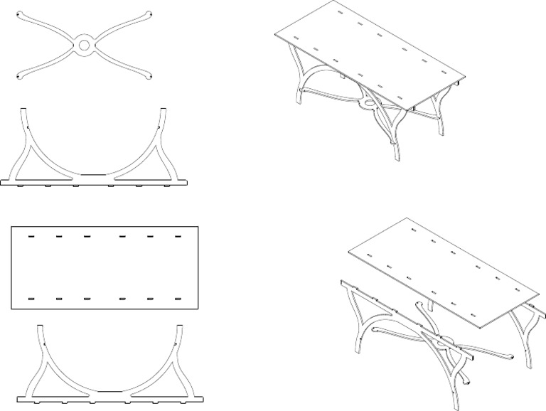 Mesa de Centro Curva | PDF