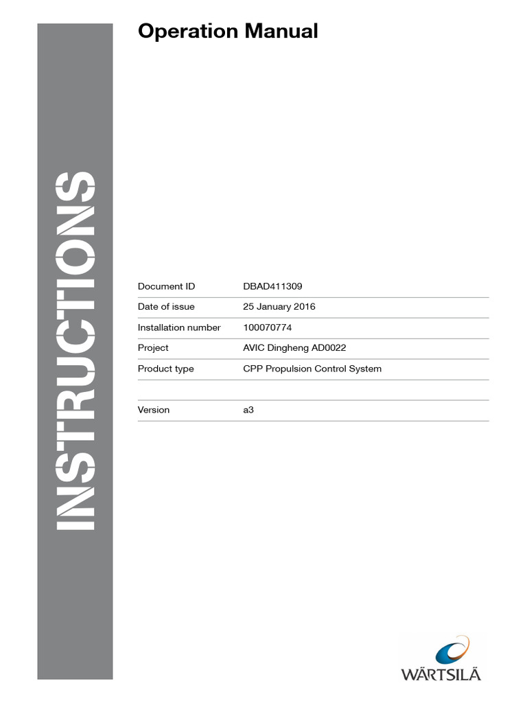 CPP Operation Manual | PDF