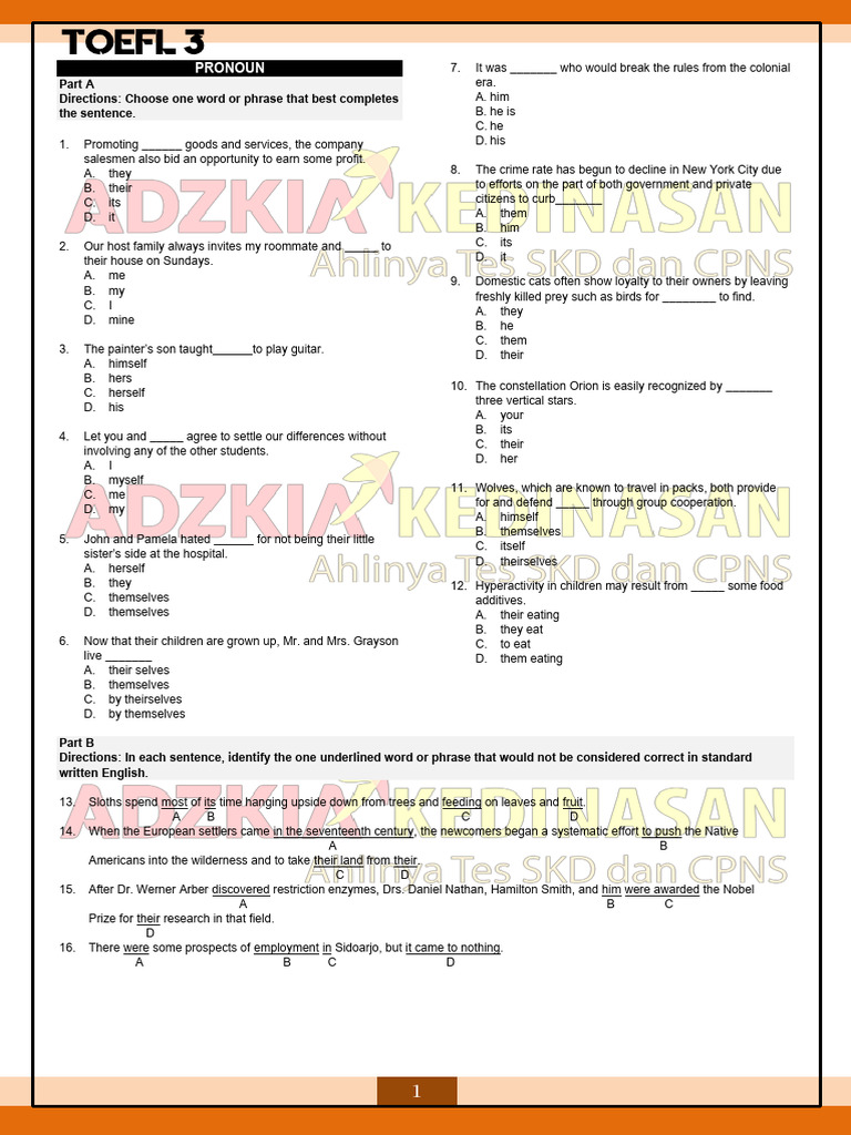 Toefl 3 | PDF