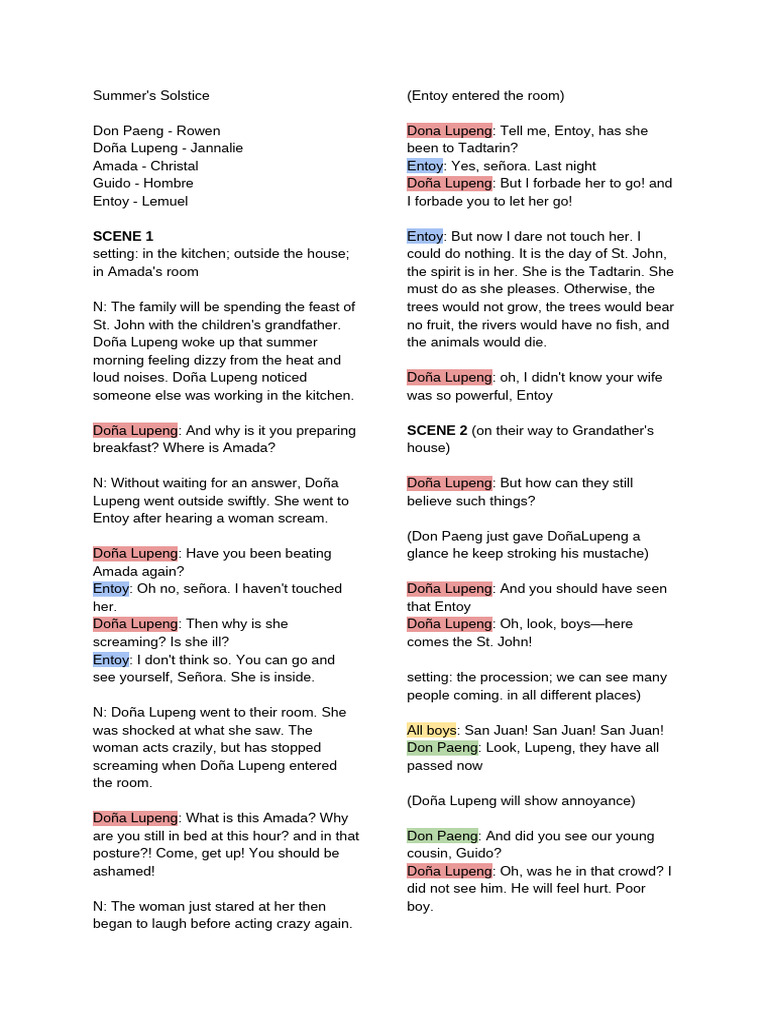 Script For SEAL Roleplay | PDF