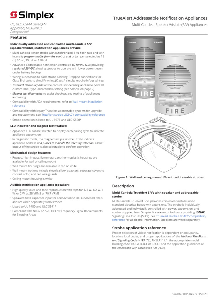 4906 9251 speaker strobo red pdf