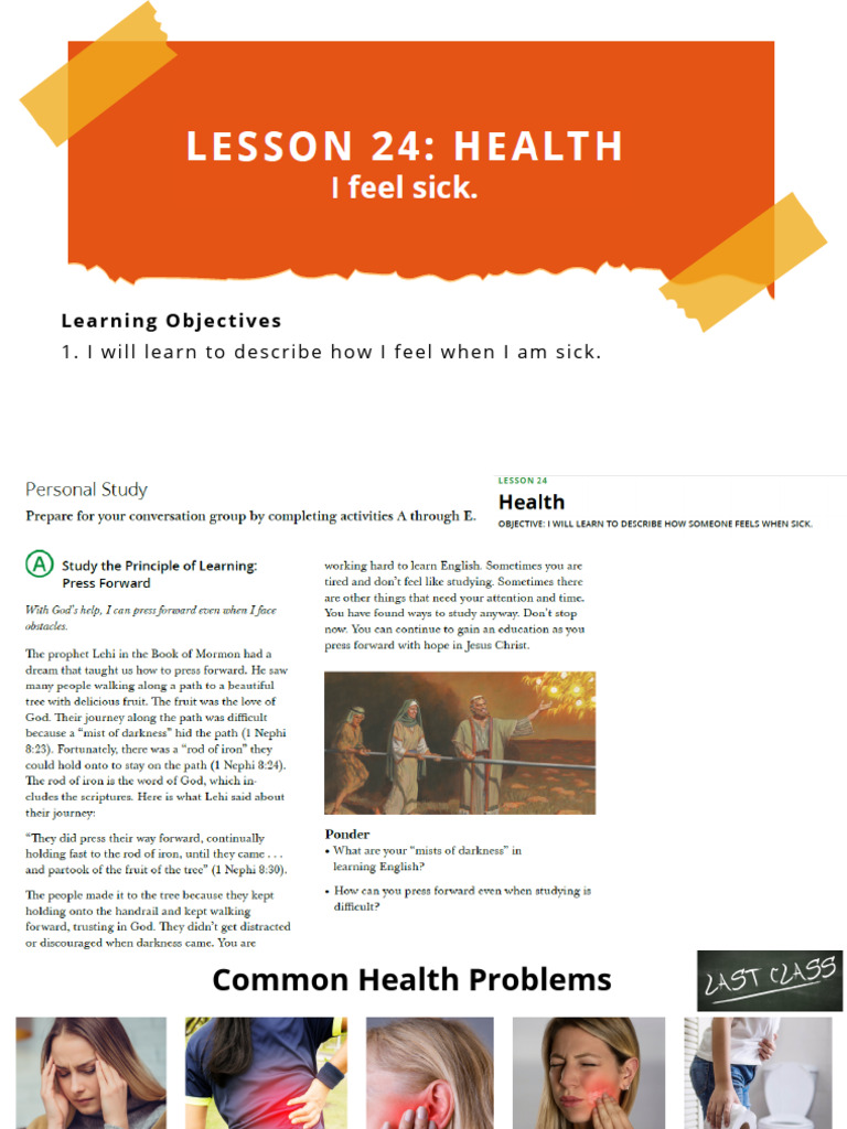 Describing Common Health Issues | PDF | Self-Improvement