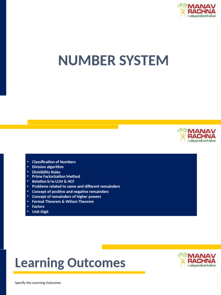 Number System | PDF