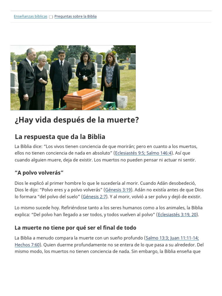 Hay Vida Despues de La Muerte | PDF