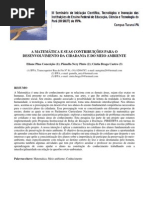 Matemática e Meio Ambiente