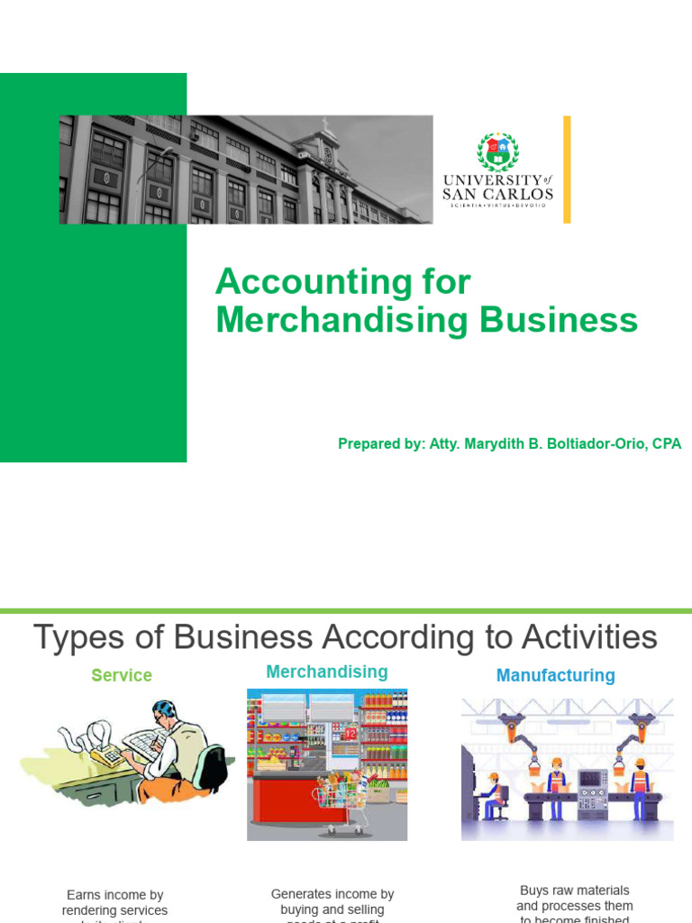 10 Accounting For Merchandising Business Part 1 | PDF