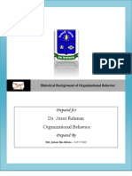 Download Historical Background of Organizational Behavior by Jubair Bin Kibria SN76514597 doc pdf