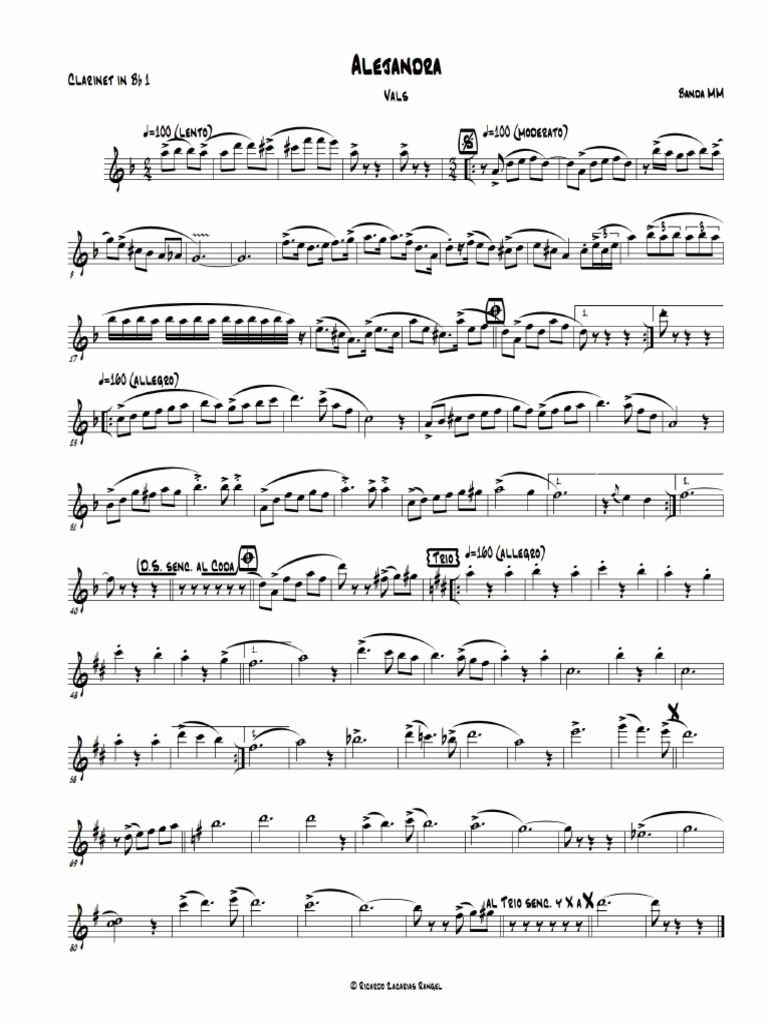 Alejandra (Vals) - Banda MM | PDF