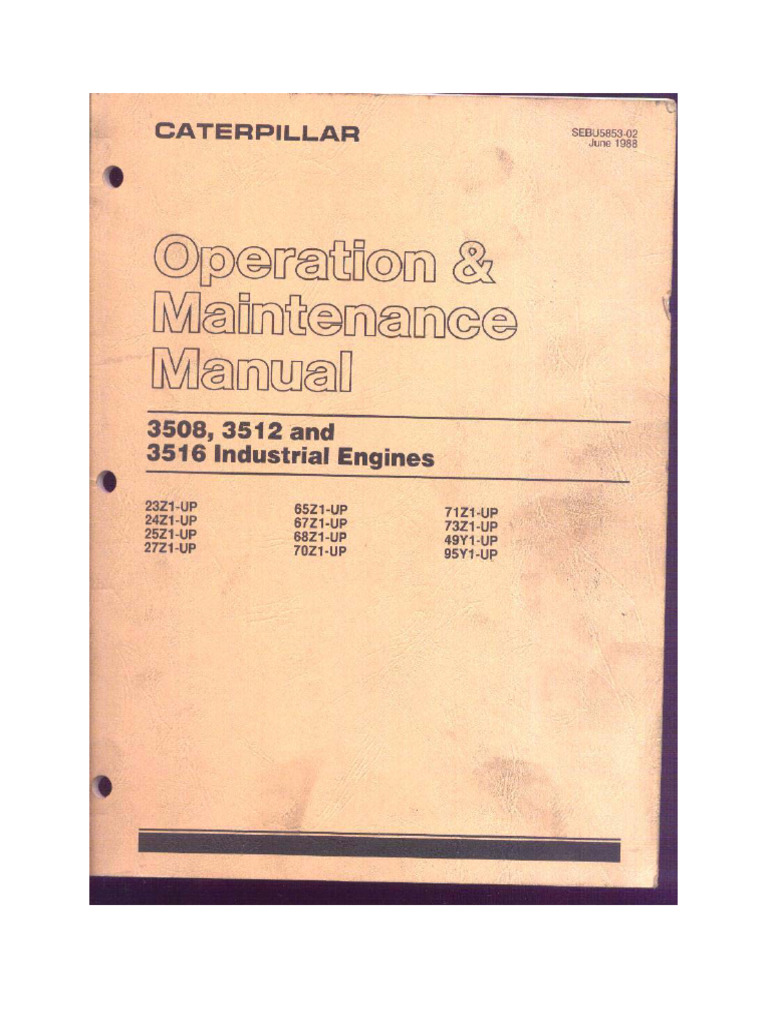 3516 CATERPILLAR ENGINE MANUAL PDF visual data 5