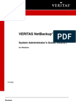 VERITAS NetBackup (TM) 5.0 System Administrator's Guide, Volume I For Windows