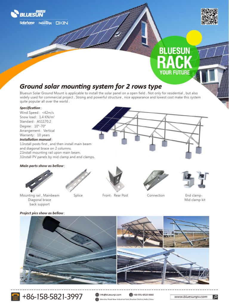 Ground Mounting Structure Datasheet Pdf