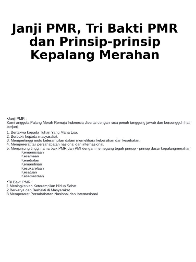 PMR kepalangmerahan | PDF