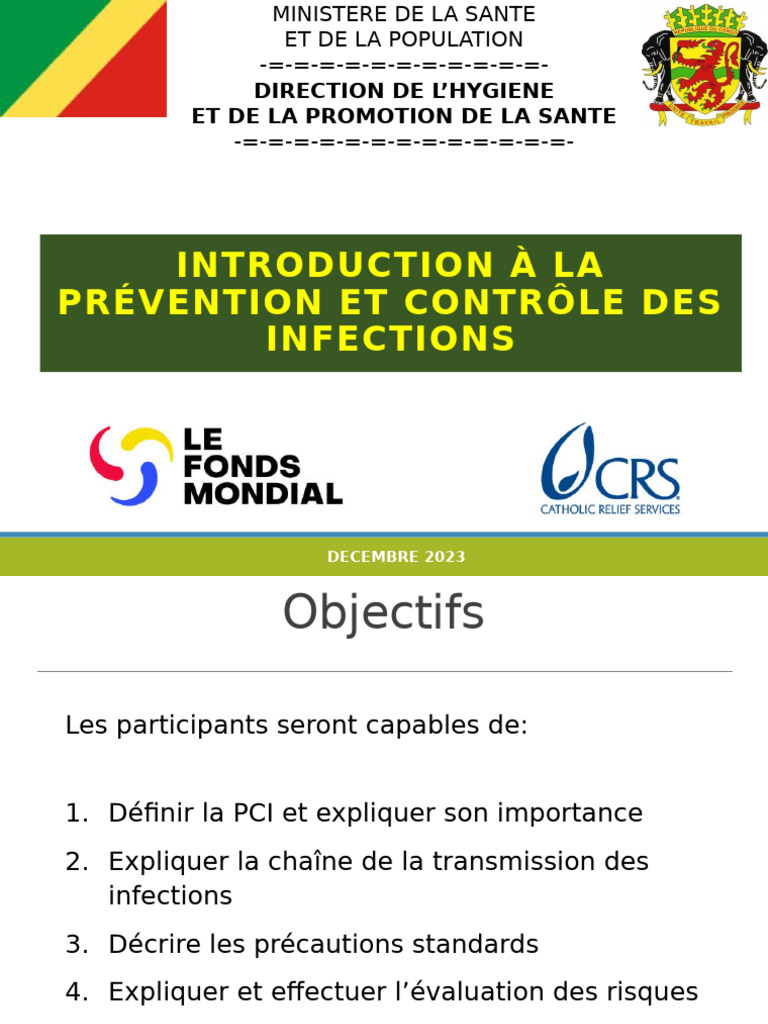 Module 2 Prévention Controle Infections | PDF
