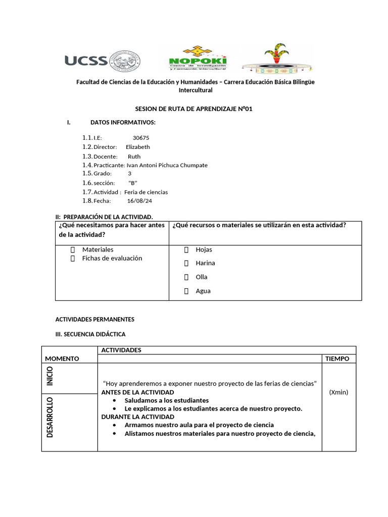 Ruta de Aprendizaje | PDF