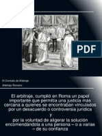 El arbitraje en la antigua Roma: rápido, económico y confidencial