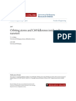 T. A. Hilder and J. M. Hill- Orbiting atoms and C60 fullerenes inside carbon nanotori
