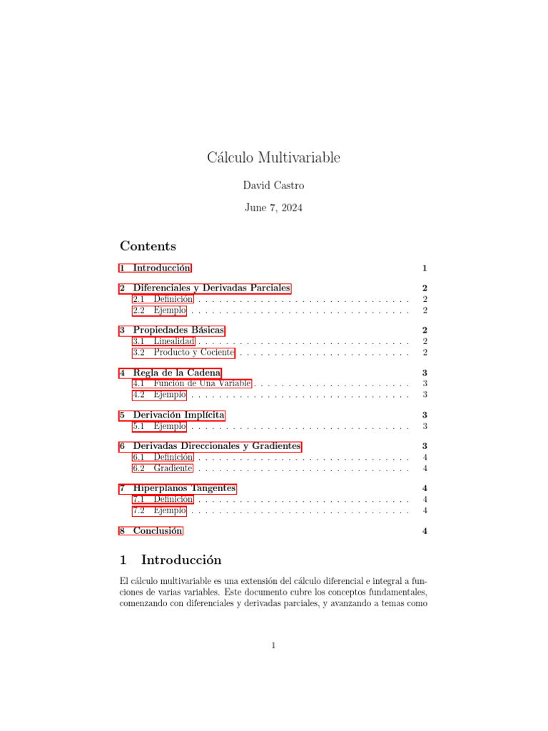 Cálculo Multi Variable | PDF | Calculus | Teaching Methods & Materials