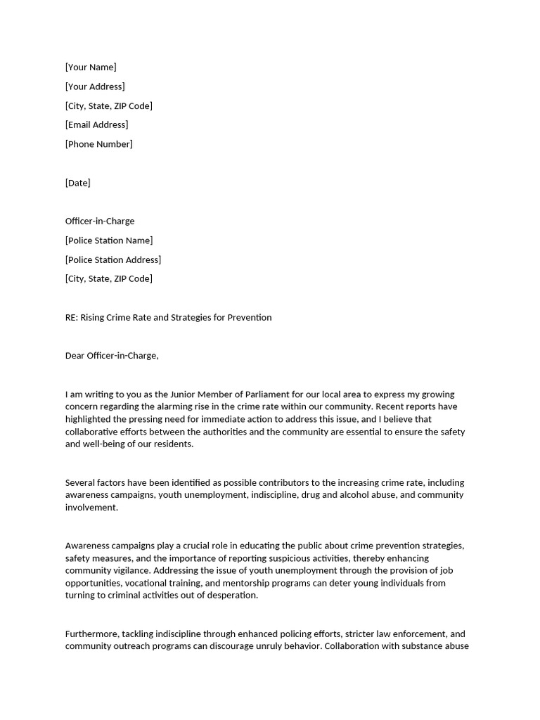 Report Writing Sample | PDF