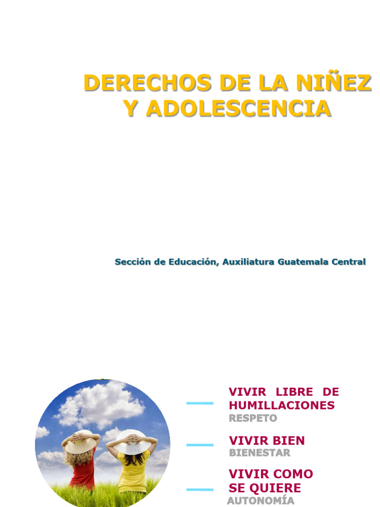 2 Derechos de La Niñez y Adolescencia | PDF