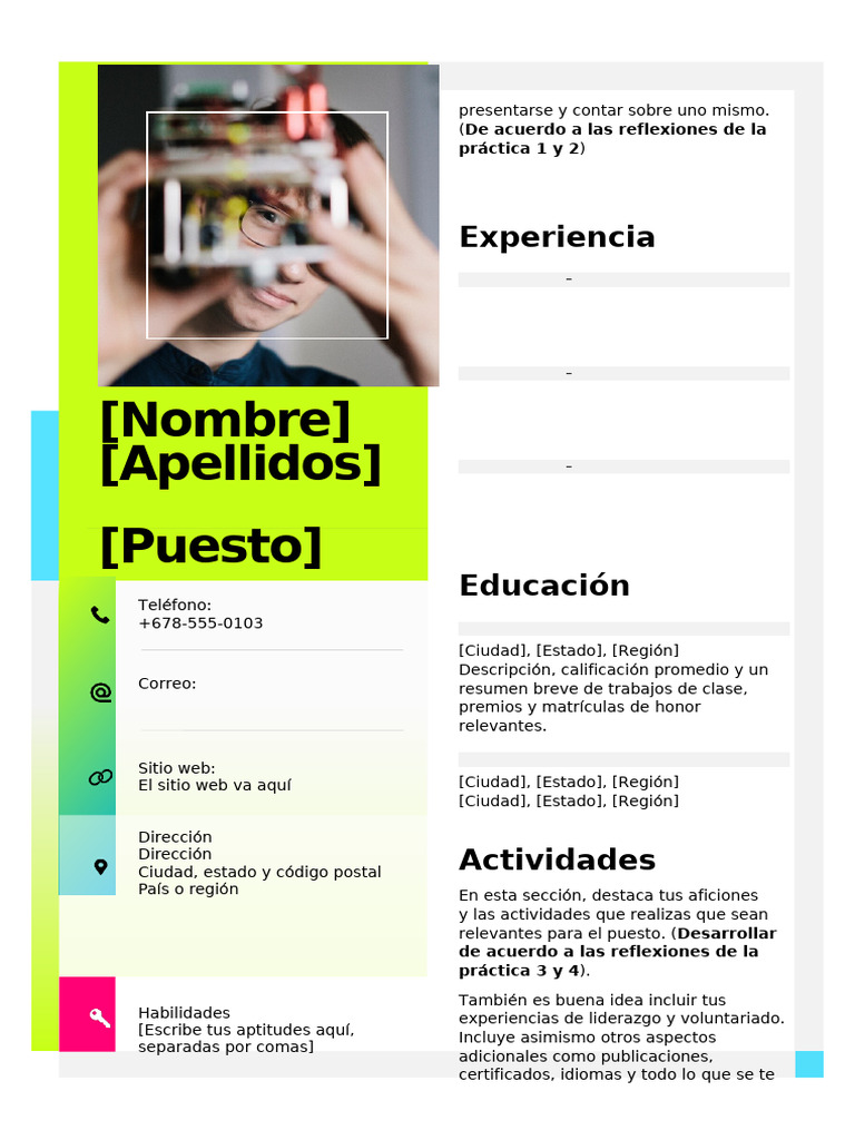 Formato CV | PDF