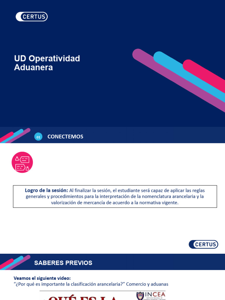 S5 - PPT - Operatividad Aduanera | PDF