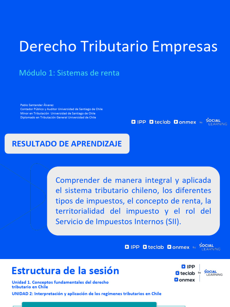Módulo 1 Sistemas de Renta-1 | PDF | Impuestos | Finanzas y dinero