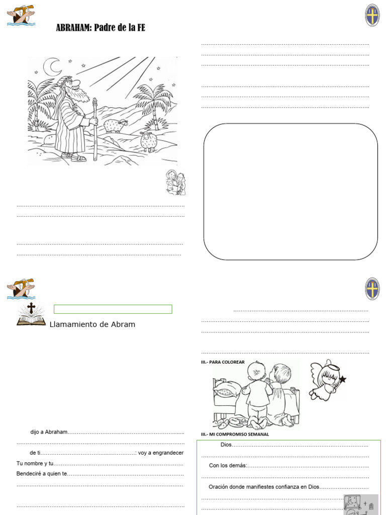 Tema 21 - ABRAHAM Padre de La FE | PDF | Abrahán | Hogar, jardinería y ...