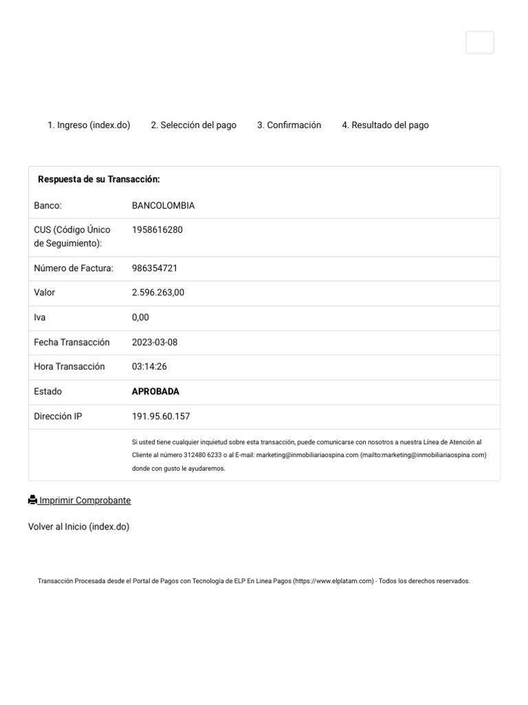 Portal de pagos inmobiliaria ospina pdf