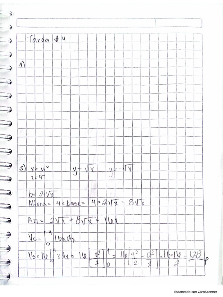 Tarea 04 Calculo II | PDF