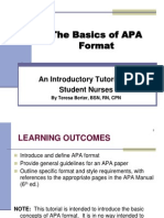 The Basics of APA Format
