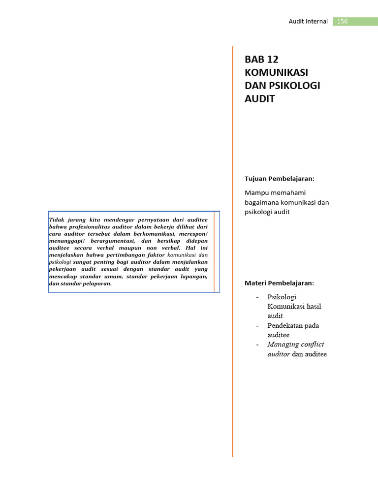 12 Komunikasi Dan Psikologi Audit Pdf