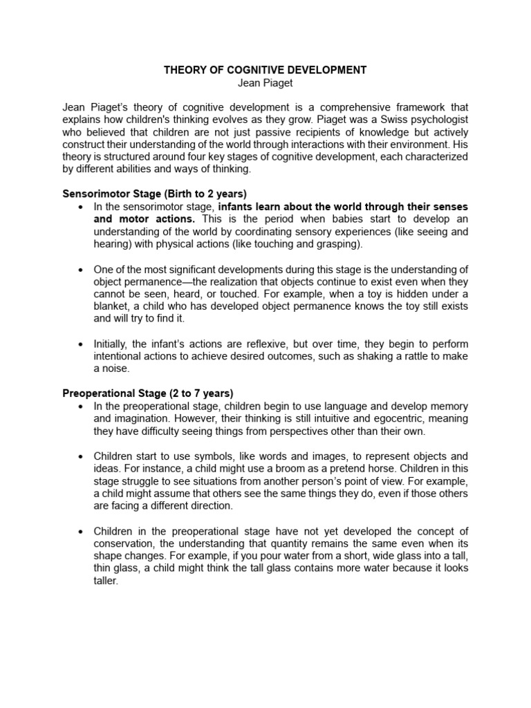THEORY-OF-COGNITIVE-DEVELOPMENT | PDF