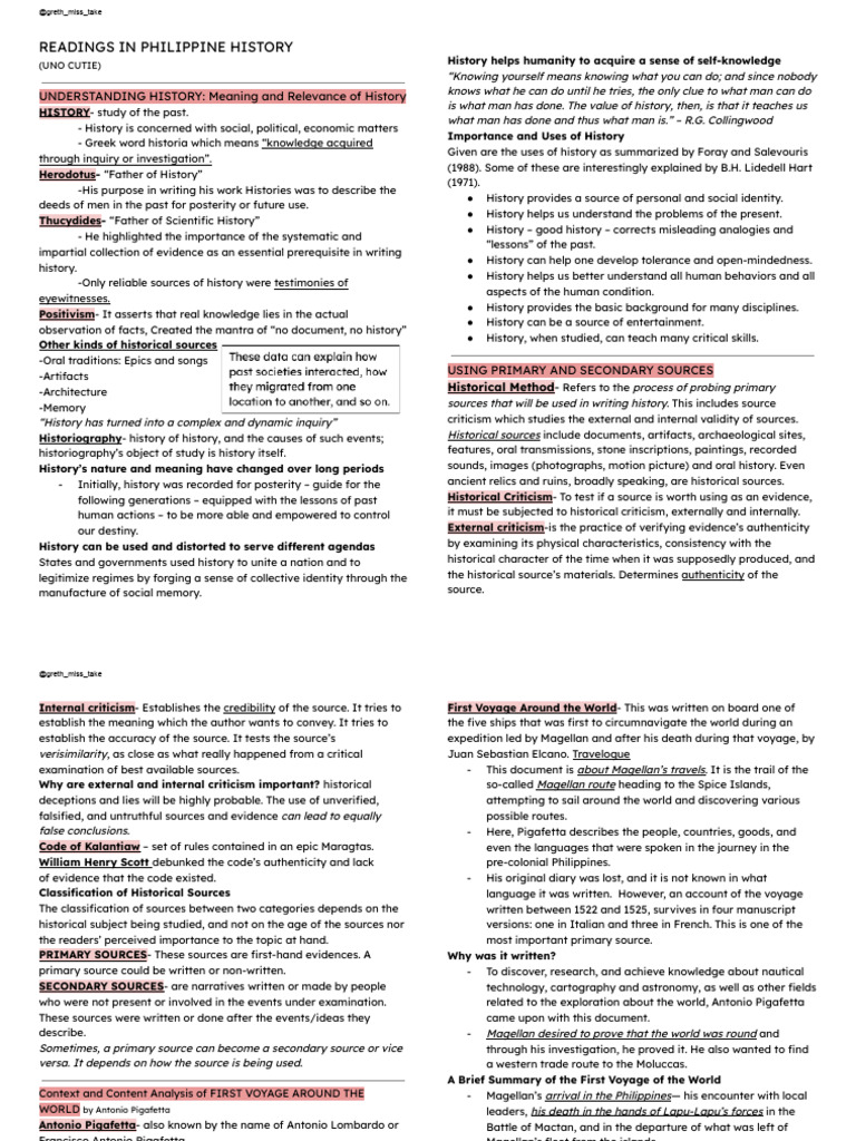 Readings in Philippine History | PDF