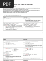 Oracle To Postgres