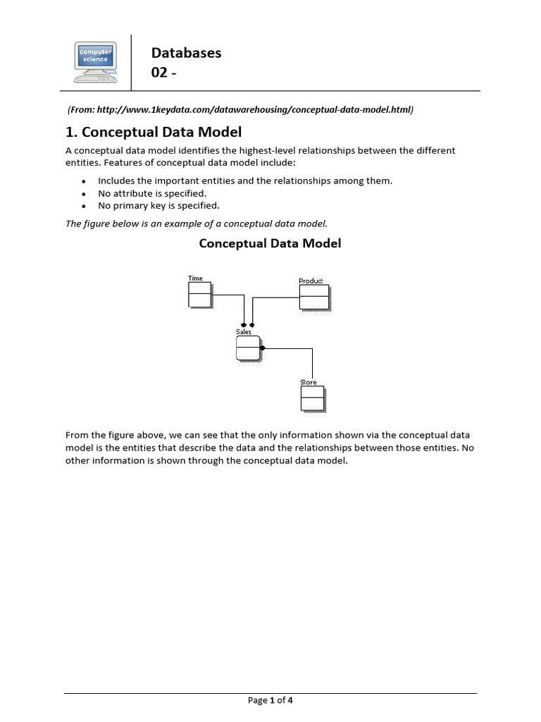 Databases 02 - Three Levels of Scheme | PDF | Data Model | Technology ...
