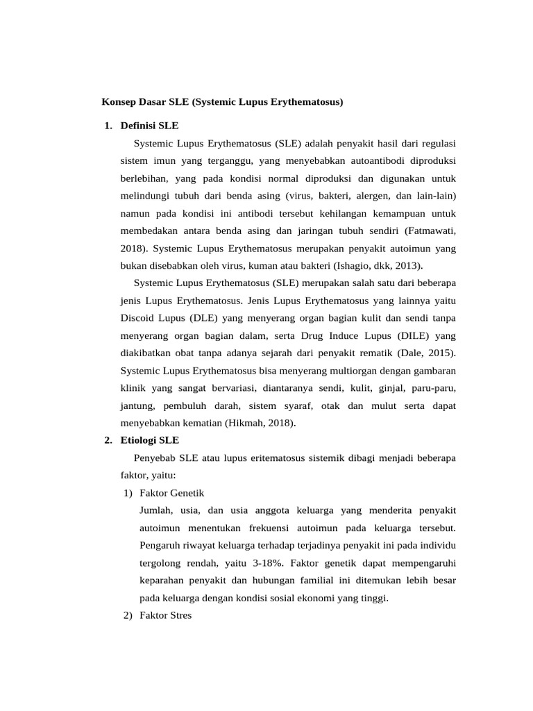 Panduan Lengkap tentang SLE | PDF | Interleukin 10 | Science & Mathematics