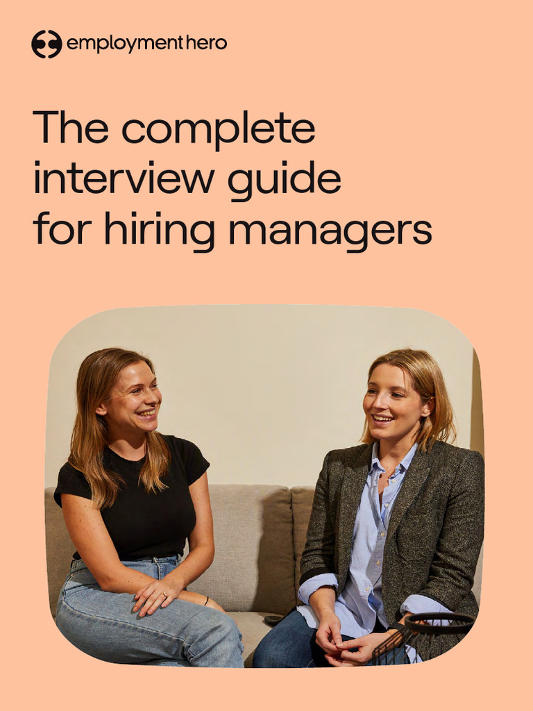 The Complete Interview Guide For Hiring Managers Pdf