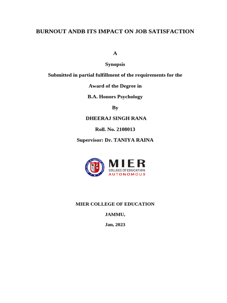Synopsis FORMAT 2023 | PDF