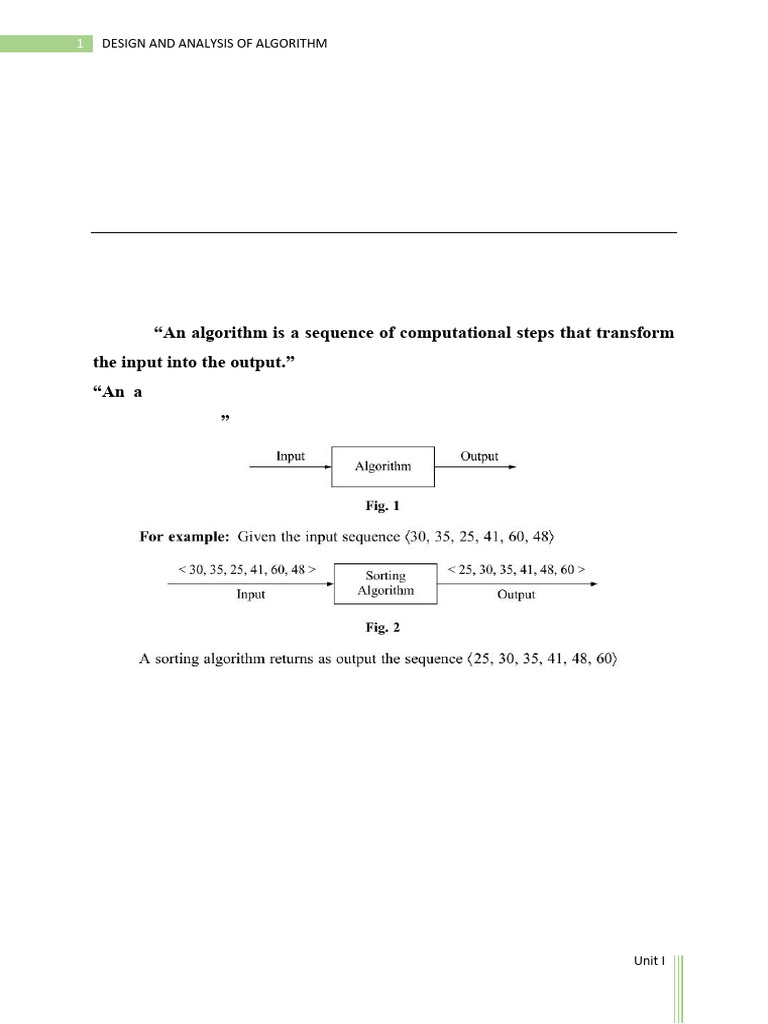 DAA Unit 1 | PDF