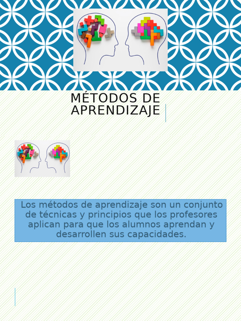 Métodos De Aprendizaje Efectivos Pdf