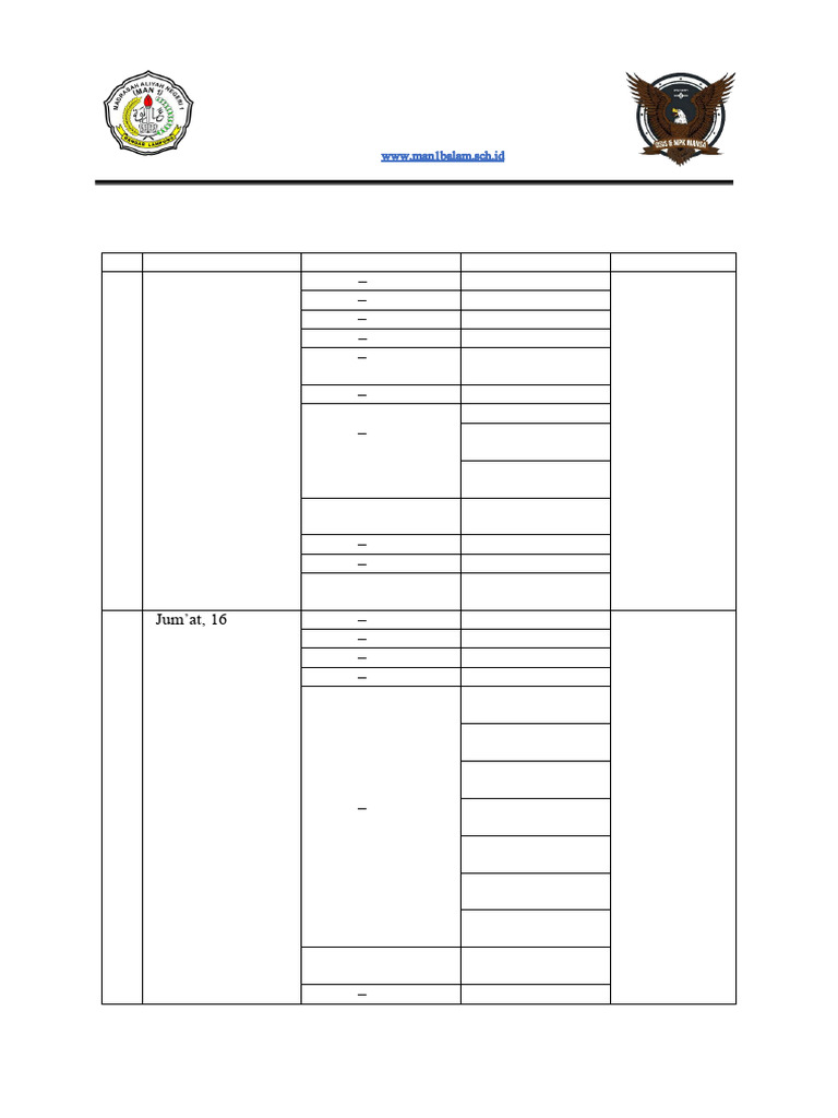 Rundown Panitia Kegiatan HUT Ke-79 RI | PDF