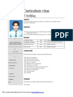 Ashfaq CV